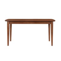 Comfort Pointe Bonito 59-Inch Rectangular Walnut Wood Finish Leg Dining Table