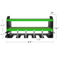 Power Tool Organizer Storage Rack For Garage Organization Drill Holder Wall Mount Utility Rack For Cordless Drill 3 Layers Hea