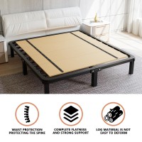 Imperius Foldable Box Spring Bunkie Board Bed Support Slats Bed Boards For Under Full 60 X 48 In