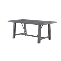 Outdoor Aluminum Metal Fram Dining Table