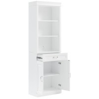 Crosley Furniture Stanton Storage Bookcase, White
