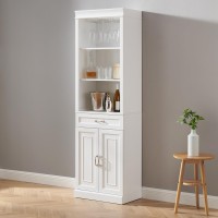 Crosley Furniture Stanton Bar Cabinet, White