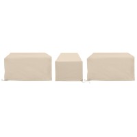 3Pc Outdoor Sectional Furniture Cover Set