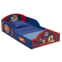 Delta Children Paw Patrol 4Piece Toddler Roominabox Set Includes Sleep And Play Toddler Bed Table 1 Chair And Toy Box