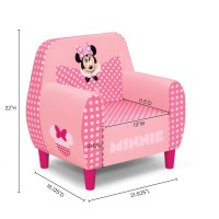 Delta Children - Disney Minnie Mouse Foam Chair For Kids, Pink