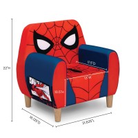 Delta Children - Marvel Spider-Man Foam Chair For Kids, Red