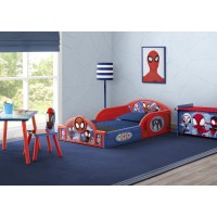 Delta Children Marvel Spidey And His Amazing Friends 4Piece Toddler Roominabox Set Includes Sleep And Play Toddler Bed