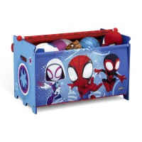 Delta Children Marvel Spidey And His Amazing Friends 4Piece Toddler Roominabox Set Includes Sleep And Play Toddler Bed