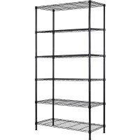 Regiller 6Wire Shelving Metal Storage Rack Adjustable Shelves Standing Storage Shelf Units For Laundry Bathroom Kitchen Pantry