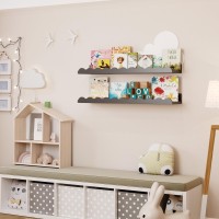 Seocry Nusery Shelves 23 Inches Black