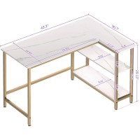 Woodynlux L Shaped Computer Desk Home Office Desk With Shelf Gaming Desk Corner Table For Work Writing And Study Spacesavi