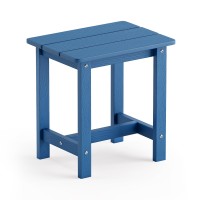 Lue Bona Outdoor Side Table Hdps Small Outdoor Table Adirondack Side Table Outside End Table For Patio Porch Deck Weather