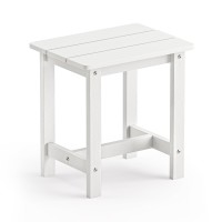 Lue Bona Outdoor Side Table Hdps Small Outdoor Table Adirondack Side Table Outside End Table For Patio Porch Deck Pool We