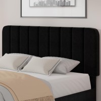 Vecelo Full Size Bed Frame With Adjustable Headboard Velvet Heavy Duty Platform Beds With Strong Wood Slats Support No Box Spr