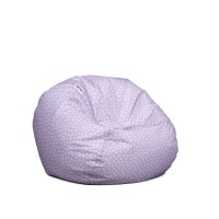 Big Joe Classic Bean Bag Chair Petal Pip Lilac Smartmax Durable Polyester Nylon Blend 2 Feet Round