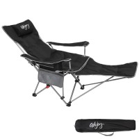 #Wejoy 2-In-1 Camping Chair Reclining, Lightweight Folding Camping Chair With Adjustable Backrest & Footrest, Camping Lounge Chair With Headrest, Cup Holder, Storage Bag, For Beach, Lawn, Concert