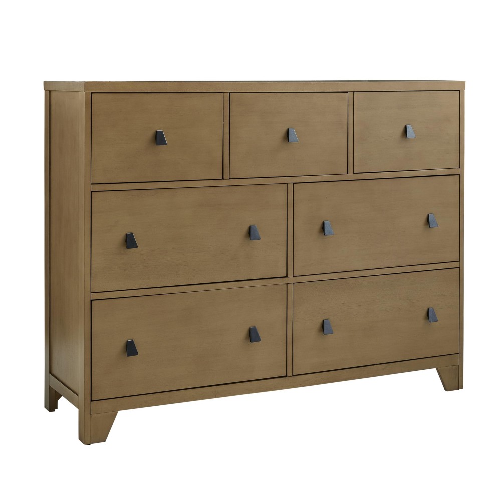 Progressive Furniture Blonde/Light Gold Hayden 7 Drawer Double Dresser