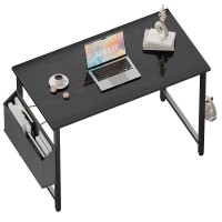 Pamray 47 Inch Computer Desk Small Spaces Desk With Storage Bag For Bedroom Writing And Home Office Work Small Study Desk Table