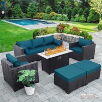 Outdoor Patio Furniture 60000 Btu Outdoor Propane Fire Pit Table Patio Furniture Set 45