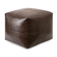 Camkinger Pouf Ottoman with Storage for Living Room Unstuffed, 20