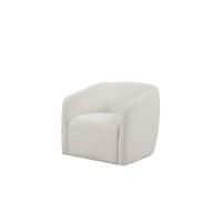 Neos Modern Upholstered Fabric Club Chair (Beige)