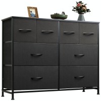 Wlive Dresser For Bedroom With 8 Drawers Wide Fabric Dresser For Storage And Organization Bedroom Dresser Chest Of Drawers Fo