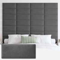 Ifnow Wall Mounted Upholstered Headboard Full, 3D Peel And Stick Soundproof Wall Panels, Reusable And Removable Padded Headboard Leather Bed Headboard, 6 Panels Headboard 9.84