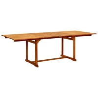 vidaXL Garden Dining Table 63945x394x295 Solid Acacia Wood 316566