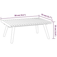 Vidaxl 6-Piece Patio Lounge Set With Cushions - Stunning Outdoor Furniture Set In Solid Acacia Wood - Modular, Configurable Design For Personalized Set-Up - Rustic Charm For Patio, Terrace, Or Garden