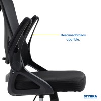 Styrka | Kova Model Office Executive Chair | Ergonomic, Headboard, High Back, Adjustable Height And Lumbar Support | 360 Swivel