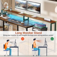 Aheaplus L Shaped Desk With File Drawer 66 Reversible L Shaped Computer Desk With Power Outlet Led Strip Gaming Desk With