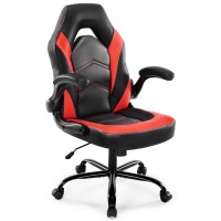 Dumos Ergonomic Computer Gaming Chair Home Office Desk With Pu Leather Lumbar Support Height Adjustable Big And Tall Video Ga