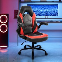 Dumos Ergonomic Computer Gaming Chair Home Office Desk With Pu Leather Lumbar Support Height Adjustable Big And Tall Video Ga