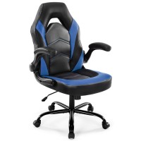 Dumos Ergonomic Computer Gaming Chair Home Office Desk With Pu Leather Lumbar Support Height Adjustable Big And Tall Video Ga