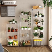 Homefort 6Shelving Unit Adjustable Wire Shelving Metal Wire Shelf With Shelf Liners And Hooks For Kitchen Closet Bathroom