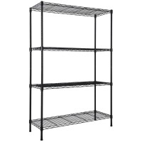 Regiller 4Wire Shelving Metal Storage Rack Adjustable Shelves Standing Storage Shelf Units For Laundry Bathroom Kitchen Pantry