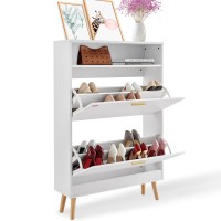 Vevor Shoe Storage Cabinet For Entryway 315 D X 94 W X 473 H White