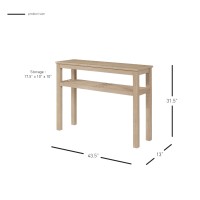 Tiburon Console Table W/ Shelf