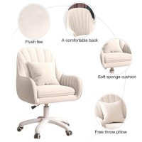 Xuegw Home Office Chair Computer Chair With Midback Upholstered Modern Tufted Computer Task Chair Swivel Height Adjustable Velv