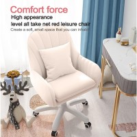 Xuegw Home Office Chair Computer Chair With Midback Upholstered Modern Tufted Computer Task Chair Swivel Height Adjustable Velv