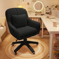 Xuegw Home Office Chair Computer Chair With Midback Upholstered Modern Tufted Computer Task Chair Swivel Height Adjustable Velv