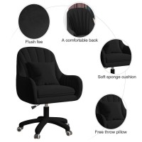 Xuegw Home Office Chair Computer Chair With Midback Upholstered Modern Tufted Computer Task Chair Swivel Height Adjustable Velv