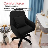 Xuegw Home Office Chair Computer Chair With Midback Upholstered Modern Tufted Computer Task Chair Swivel Height Adjustable Velv