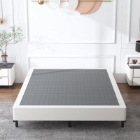 Xinxinyan King Size Box Spring 7 Inch High Heavy Duty Mattress Foundation Sturdy Metal Box Spring Only With Fabric Cover Set E