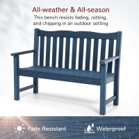 Stoog Outdoor Bench 2Person Allweather Hips Garden Bench With 800 Lbs Weight Capacity Never Rot Or Fade Waterproof Bench F