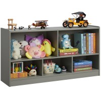 Toymate Toy Organizers And Storage 5Section Kids Bookshelf For Organizing Books Toys School Classroom Wooden Storage Cabinet