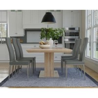 Neos Modern Furniture T1037Sn Dining Table, Sonoma