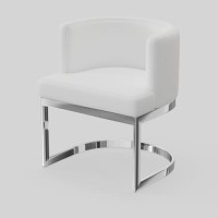 Neos Modern Furniture C1422Wh-Ss Chair, White
