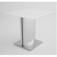Neos Modern Furniture Et401Wh End Table, White