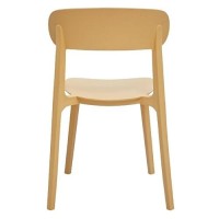 Neos Modern Furniture C340Yl Set Of 4 Chair, Yellow